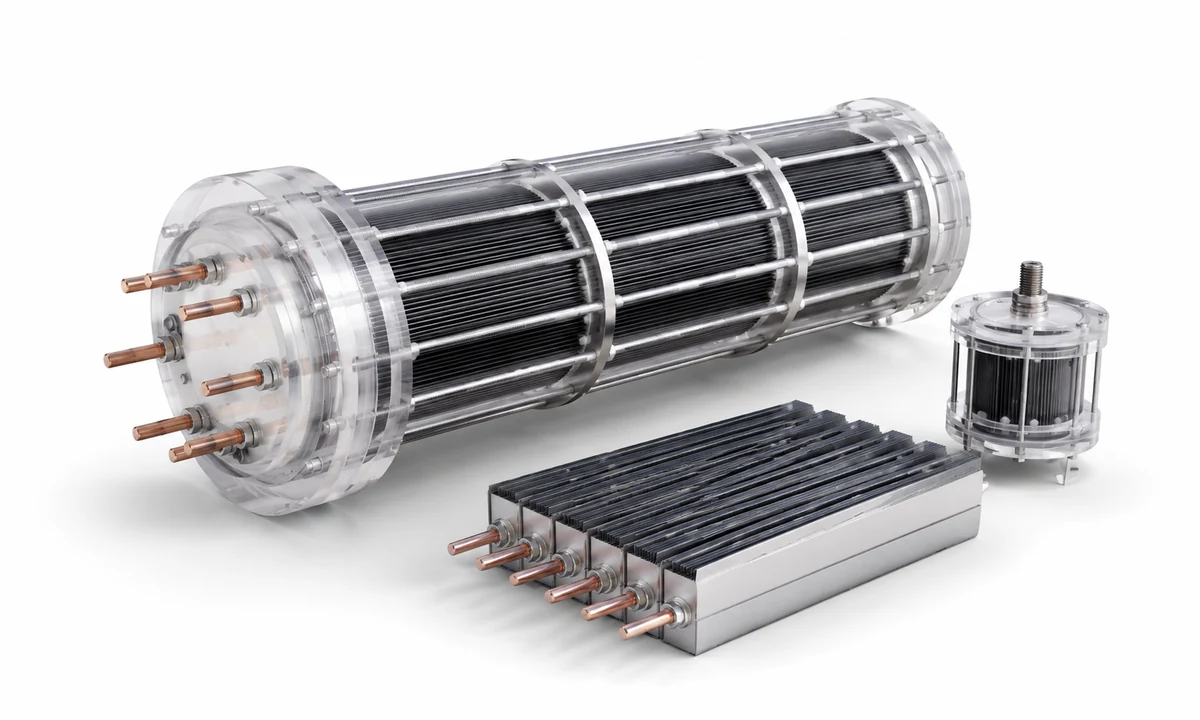 Electrolytic cells realistic generated product image