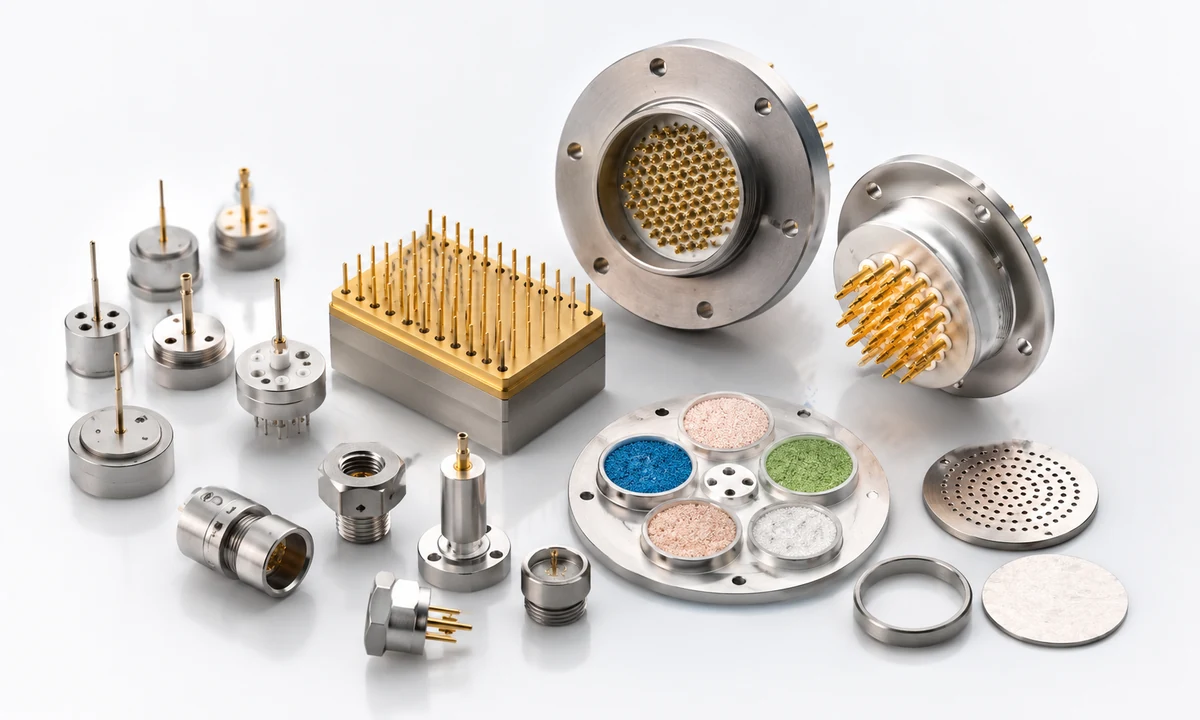 Hermetic sealing and connectors realistic generated product image