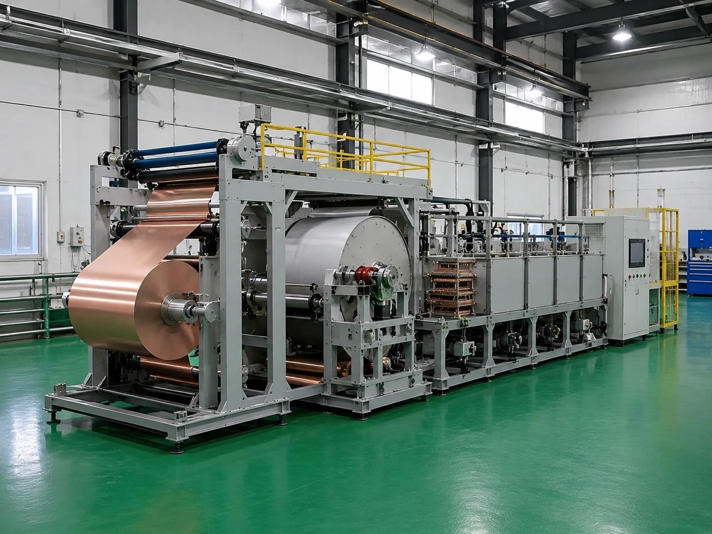 Lithium battery copper foil machine