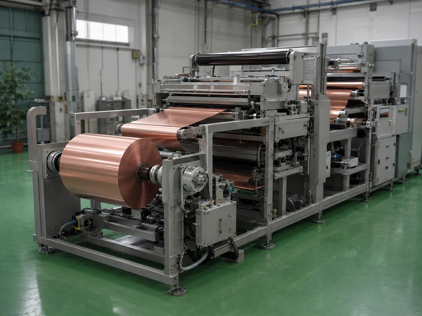 Standard copper foil machine