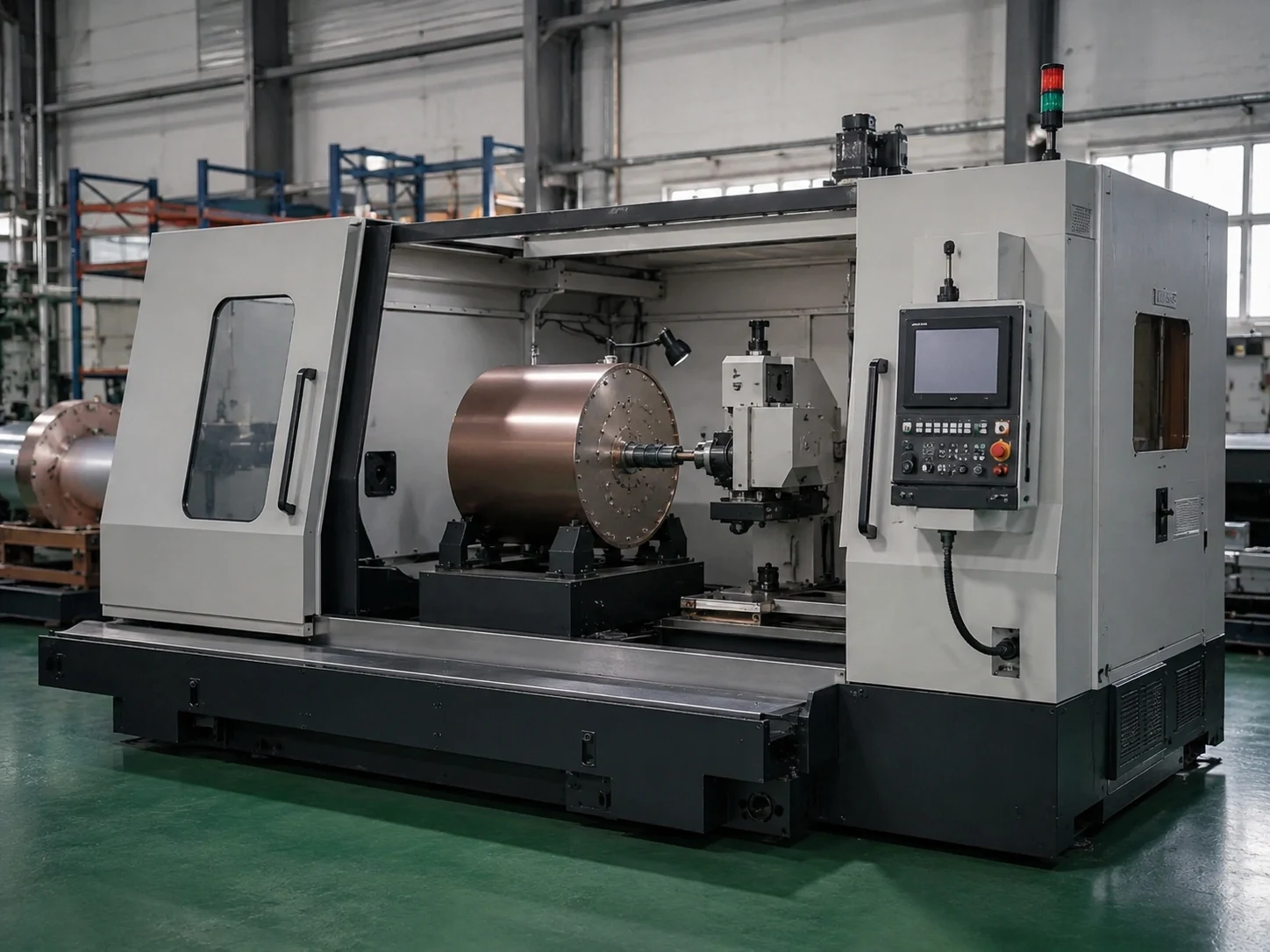 Grinding machine for copper foil equipment
